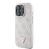 GUESS futerał do IPHONE 16 Pro Max GUHCP16XP4TDPP (PU Leather 4G Triangle Strass) różowy