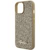 GUESS futerał do IPHONE 13 / 14 / 15 GUHCP15SPMSDGSD (Disco Metal Script) złoty