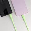 Kabel USB-C do USB-C Forcell F-Energy QC4.0 PD 3A 60W Silicone 1 m C344 zielony