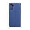 Etui z klapką na Samsung A14 4G / A14 5G Luna Book Carbon niebieskie