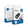 Ładowarka sieciowa do telefonu Blue Star USB A 2A 10W + kabel USB A do USB C TFK-TC-1100B czarna