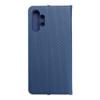 Etui z klapką na Samsung A13 4G Luna Book Carbon niebieskie