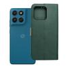 Etui z klapką na Motorola G57 POWER Split Book zielono-złote