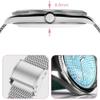 Smartwatch TITMO O-170 (AMOLED, bluetooth call, pasek stal szlachetna silver mesh) srebrny 0INT