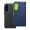 Etui z klapką na Samsung A37 Fancy Book granatowo-limonkowe