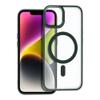 Futerał do iPhone 14 Matte Mag Cover zgodny z MagSafe zielony