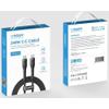 Kabel USB C do USB C VEGER PD 5A 240W 1,5 m CC03 czarny