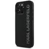 KARL LAGERFELD futerał do IPHONE 16 Pro KLHCP16LRBKGVCK (3D Rubber Elongated Glitter) czarny