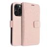 Etui z klapką na iPhone 15 PRO Mezzo Book mandala złoto-różowe