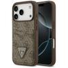 GUESS futerał do IPHONE 17 Pro GUHCP17LP4TPW (4G Double Card Triangle) złoty