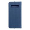 Etui z klapką na Samsung S10 Luna Book Carbon niebieskie
