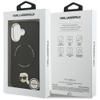 KARL LAGERFELD futerał do IPHONE 17 kompatybilny z MagSafe KLHMP17SPSMLRKLK (PU Karl Pin) czarny