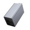 Adapter 3w1 (USB 2.0 x 2+USB 3.0) USB-C Hoco HB54A szary