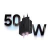 SAMSUNG oryginalna ładowarka sieciowa Typ C + kabel Typ C do Typ C PD 3A 50W EP-T5020XBEGEU czarna blister