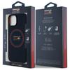 RED BULL futerał do IPHONE 14 kompatybilny z MagSafe RBHMP14S24SIILVR (Silicone red Ring) navy