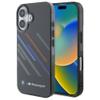 BMW futerał do IPHONE 16 BMHCP16S23HTRAK (Motorsport IML Random Stripes) black