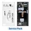 ServicePack Wyświetlacz LCD SAMSUNG S22 Ultra S908 Graphite GH82-27488E