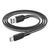 Kabel USB A do USB C Hoco 3A 1 m X69 czarno biały