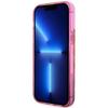 GUESS futerał do IPHONE 14 Pro GUHCP14LLC4PSGP (Liquid Glitter 4G Translucent) różowy