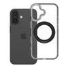 Etui na iPhone 16 Frame Circle Stand zgodne z MagSafe czarne