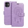Etui z klapką na iPhone 11 Mezzo Book łapacz snów fioletowe