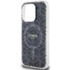 GUESS futerał do IPHONE 15 Pro Max kompatybilny z MagSafe GUHMP15XHGCUSTGK (IML GCUBE) czarny