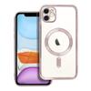Futerał do iPhone 11 Electro Mag Cover zgodny z MagSafe złoty róż