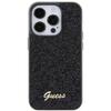 GUESS futerał do IPHONE 15 Pro GUHCP15LPMSDGSK (Disco Script Metal) czarny