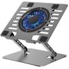 Podstawka chłodząca pod laptop regulowana ART P12 1 x USB A LED aluminiowa