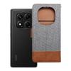 Etui z klapką na Xiaomi Redmi NOTE 14 PRO 4G Jeans Book szare