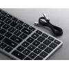 Klawiatura bezprzewodowa QWERTY Satechi Slim X2 ST-BTSX2M szara