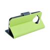 Kabura FANCY Book do SAMSUNG A03 granatowo limonkowy
