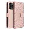 Etui z klapką na iPhone 13 PRO MAX Mezzo Book mandala złoto-różowe