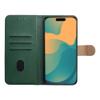 Etui z klapką na Motorola G57 POWER Split Book zielono-złote