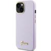 GUESS futerał do IPHONE 13 / 14 / 15 GUHCP15SPGMCSL (Glitter Glossy Script) liliowy