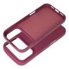 Etui na iPhone 18 Pro / 17 Pro Silicone burgundowy