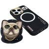 NIMMY futerał GLASSES COOL DOG kompatybilny z MagSafe do IPHONE 16 Pro czarny