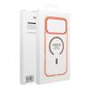 Futerał do iPhone 17 AIR Frame Clear Hybrid Mag Cover zgodny z MagSafe pomarańczowy