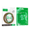 Kabel USB A do Micro USB Hoco 2,4A 1 m X116 gradient czerwony