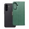Etui z klapką na Samsung A57 Split Book zielono-złote