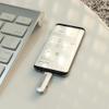 Pendrive 32GB USB 3.0 (USB A + USB C) Hoco UD10 srebrny