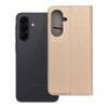 Etui z klapką na Samsung A57 5G Smart Case Book złote