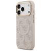 GUESS futerał do IPHONE 17 Pro kompatybilny z MagSafe GUHMP17LP4MSEGCP (PU 4G W/ Classic) różowy