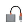 WiWU - Audio adapter LT07 Lightning do Lightning + 3.5mm