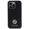 GUESS futerał do IPHONE 15 Pro GUHCP15LPS4DGPK (Strass Metal Logo) czarny
