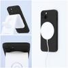 Etui na Samsung A08 Silicone Mag Cover zgodne z MagSafe (camera protection) czarne