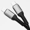 Kabel USB-C do USB-C Forcell F-Energy QC4.0 PD 5A 100W Cafule 0,25 m C260 czarny