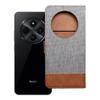Etui z klapką na Xiaomi Redmi 14C Jeans Book szare