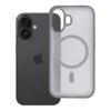 Futerał do iPhone 16 Flexline Mag Cover zgodny z MagSafe szary