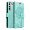 Etui z klapką na Samsung S22 Mezzo Book drzewo zielone